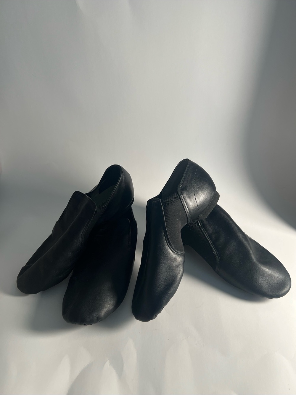 Girl’s Black Slip-On Dance Loafers Size 4D and 4.5 (comes with both pairs)